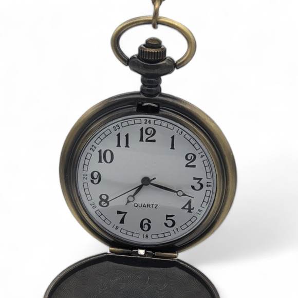 Zodiac Woman Pendant Watch NEW Necklace Art Nouveau Medieval Pocket Astrology - Picture 8 of 9